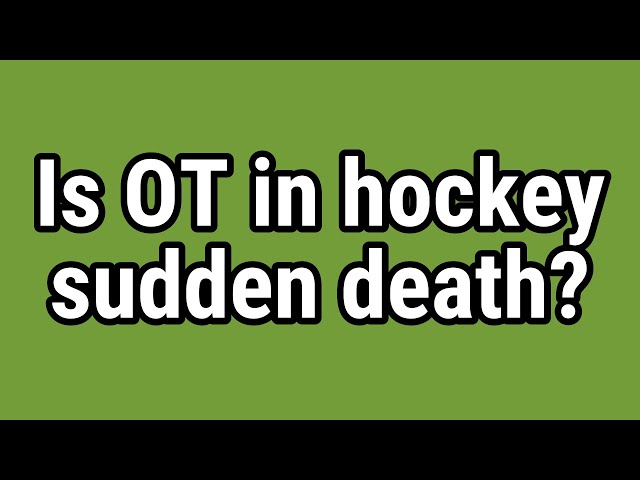 Sudden Death in Hockey: Why It’s a Problem