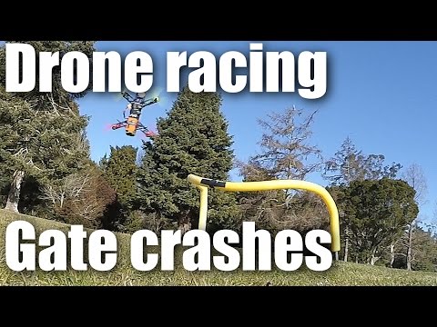 Hammering a drone racing pool-noodle gate - UCQ2sg7vS7JkxKwtZuFZzn-g