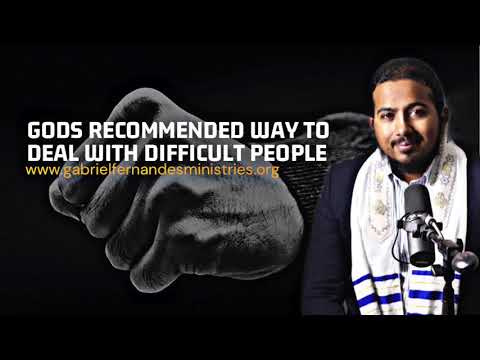 GODS WISE RECOMMENDED WAY TO DEAL WITH DIFFICULT PEOPLE, POWERFUL MESSAGE BY EV. GABRIEL FERNANDES