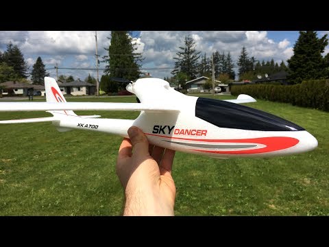 XK A700 Sky Dancer 750mm RTF RC Glider Unboxing, Maiden Flight, and Review - UCJ5YzMVKEcFBUk1llIAqK3A