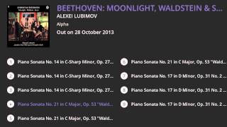 Alexei Lubimov - Beethoven: Moonlight, Waldstein & Storm (Album Preview)