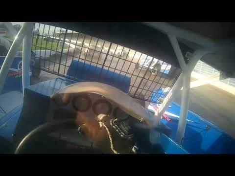 Super Dirt Week 52- Neil Stratton Helmet Cam - dirt track racing video image
