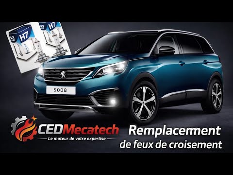 Sostituzione della lampadina del faro anteriore della Peugeot 5008