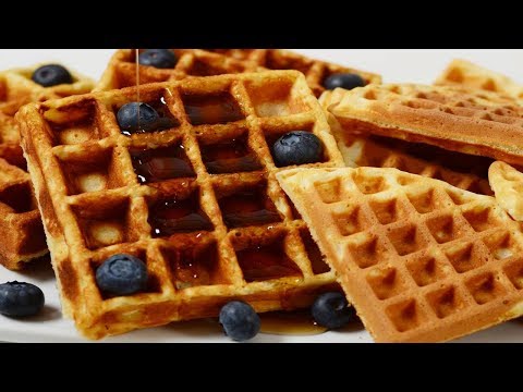 Waffles Recipe Demonstration - Joyofbaking.com - UCFjd060Z3nTHv0UyO8M43mQ