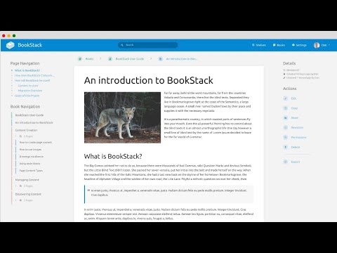 Installing Bookstack as a Docker Hub Image Container as a Web-based App
