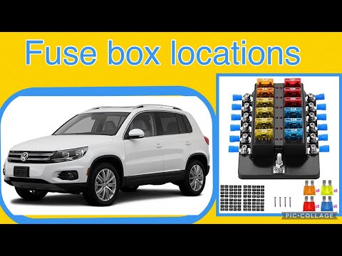 Positionnement et schéma des fusibles de la Volkswagen Tiguan