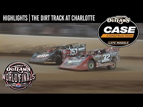 World of Outlaws CASE Construction Late Models | Dirt Track at Charlotte | Nov 8, 2024 | HIGHLIGHTS - dirt track racing video image