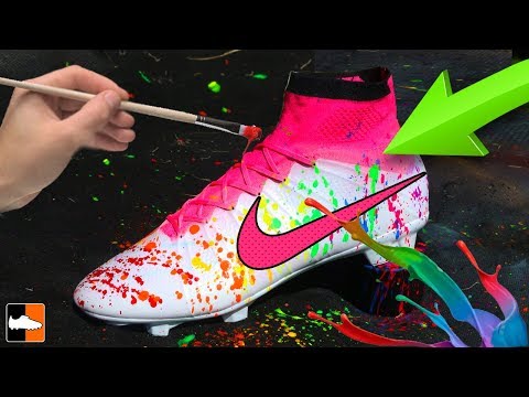 How To Splatter Paint Your Football Boots! - UCs7sNio5rN3RvWuvKvc4Xtg