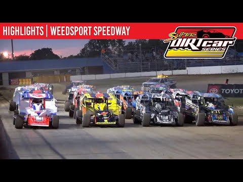 Super DIRTcar Series Big Block Modifieds | Weedsport Speedway | July 14, 2024 | HIGHLIGHTS - dirt track racing video image