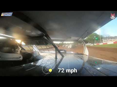 #34C Jake Carter - Midwest Mod - 6-28-2025 Springfield Raceway - In Car Camera - In Car Camera - dirt track racing video image