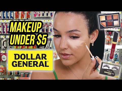 FULL FACE OF DOLLAR STORE MAKEUP: HIDDEN HOLY GRAILS? | Amanda Ensing - UCEZtkE45zjun9zROKtcqOcQ