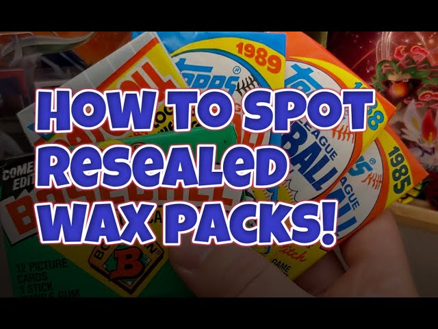 What Is A Wax Pack Baseball Card?