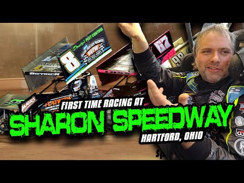 Billy's First Time On The Track At Sharon - Dirt Track Sprint Car Racing - dirt track racing video image