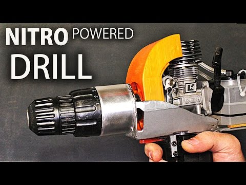 How to Make A Nitro Engine Powered DRILL - UCfCKUsN2HmXfjiOJc7z7xBw