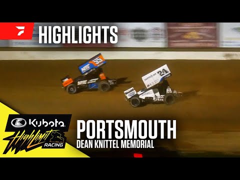 Dean Knittel Memorial | Kubota High Limit Racing at Portsmouth Raceway Park 7/13/24 | Highlights - dirt track racing video image