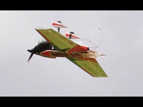 RC PLANE CRASH - WING GROUND STRIKE - TOTAL BREAK UP IN AIR - EXTRA 330 SC AT RAGLEY HALL - 2017 - UCMQ5IpqQ9PoRKKJI2HkUxEw