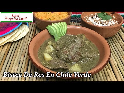 BISTEC DE RES EN CHILE VERDE ,RECETA DELICIOSA - UCKkinZz8CfbX-Hr6zcXOO7Q