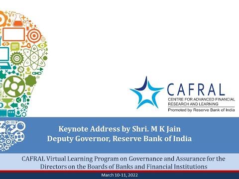 Keynote Address by Shri. M K Jain, Deputy Governor, Reserve Bank of India