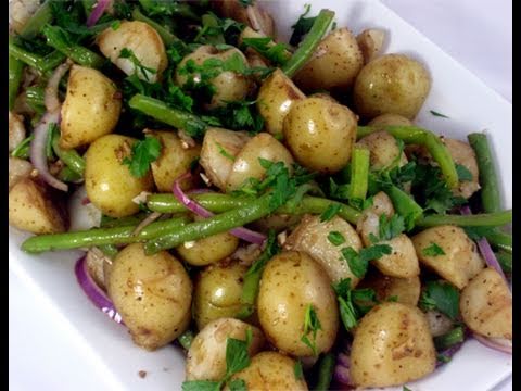 Potato & Green Bean Salad Recipe Video - Laura Vitale "Laura In The Kitchen" Episode 36 - UCNbngWUqL2eqRw12yAwcICg