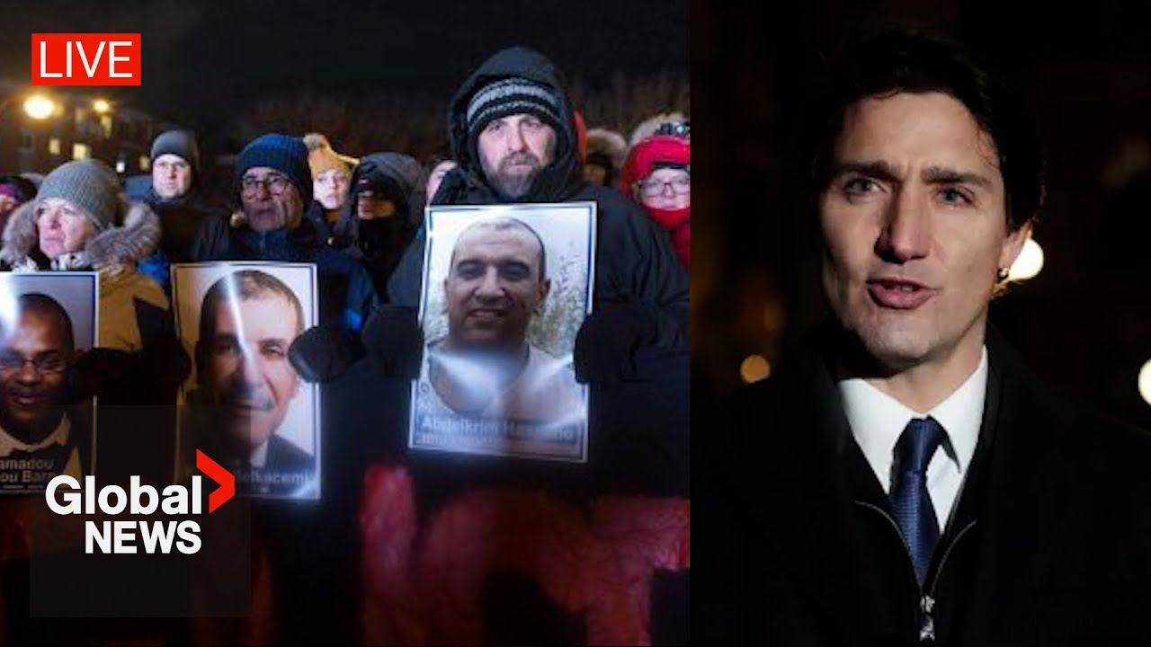 Quebec City mosque shooting: Canadians must recommit to values of ‘openness, respect,’ Trudeau says