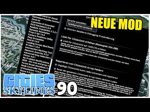 Mit neuer MOD mehr Einwohner? | Cities Skylines 90 | 4k/60fps #citiesskylines