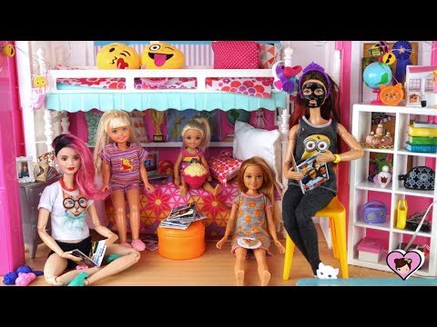NEW Barbie Dreamhouse Adventures Sleepover Night Routine - UCXodGGoCUuMgLFoTf42OgIw