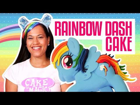 How To Make A RAINBOW DASH MY LITTLE PONY out of CAKE | Yolanda Gampp | How To Cake It - UCvM1hVcRJmVWDtATYarC0KA