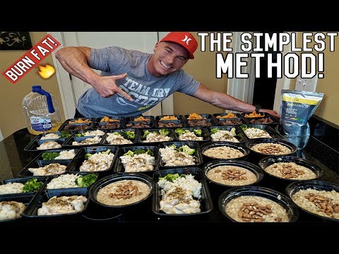 How To Meal Prep For The Entire Week | Bodybuilding Shredding Diet Meal Plan - UCO9Rhj_x_GgJl-Ria7257EA