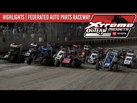 Xtreme Outlaw Midget Series Federated Auto Parts Raceway at I-55 August 5, 2022 | HIGHLIGHTS - dirt track racing video image
