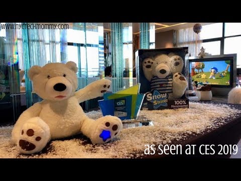 CES 2019: Snow Shine Interactive Teddy Bear Teaches Potty Training