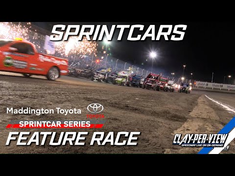 Sprintcars | Maddington Toyota Series Grand Final - Perth Motorplex - 6th Apr 2024 | Clay-Per-View - dirt track racing video image