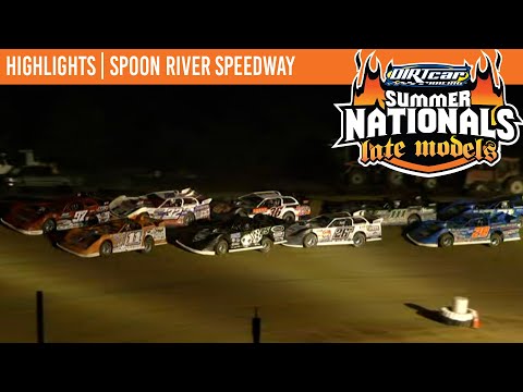 DIRTcar Summer Nationals Late Models at Spoon River Speedway June 23, 2022 | HIGHLIGHTS - dirt track racing video image