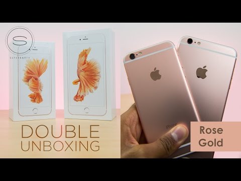 iPhone 6s vs iPhone 6s Plus Rose Gold - Dual Unboxing - UCIrrRLyFMVmmL9NDAU2obJA