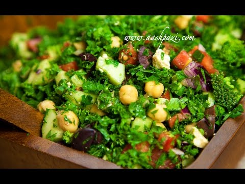 Mediterranean crunch salad Recipe (4K) UltraHD - UCZXjjS1THo5eei9P_Y2iyKA