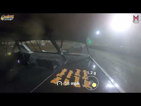#164 Michael Muskrat - POWRi Super Stock - 9-30-2023 Lake Ozark Speedway - In Car Camera - dirt track racing video image