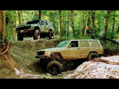 Jeep Cherokee XJ & ZJ Offroading - The Cliffs Insane Terrain, July 2018 - UCsW2xi-x2YfCNWP2d3ieINg