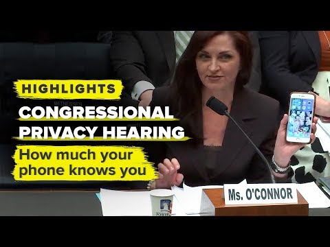 Breaking down how much your phone knows you: Data Privacy Congressional Hearing 2019 - UCOmcA3f_RrH6b9NmcNa4tdg