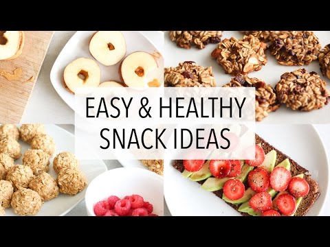 EASY HEALTHY SNACK IDEAS! - UCK2d_KfjVPwh9gqoczQ9sSw