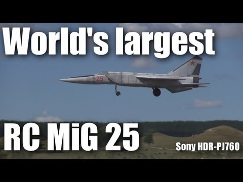 World's largest RC MiG25 at Tokoroa - UCQ2sg7vS7JkxKwtZuFZzn-g