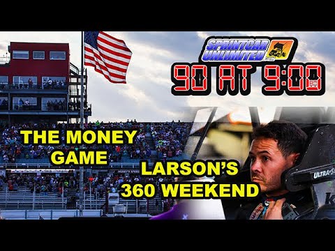 SprintCarUnlimited 90 at 9 for Tuesday, June 24th: Spreading money down through the finishing order - dirt track racing video image