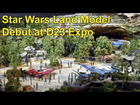 Star Wars Land Model Overview & Ride Vehicle Model at D23 Expo, Walt Disney Parks & Resorts - UCe-gHr2O_LP7t0YJYHZQZlg