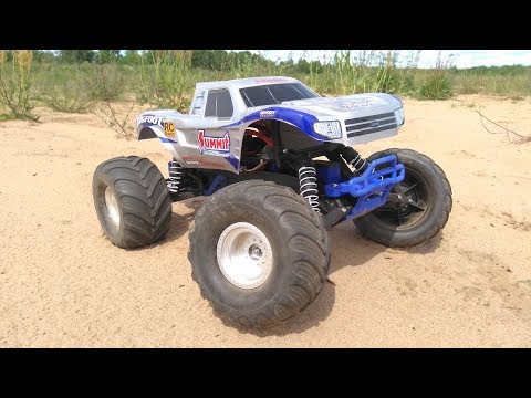 Монстр TRAXXAS Bigfoot ... Тест-драйв, замеры, распаковка - UCvsV75oPdrYFH7fj-6Mk2wg