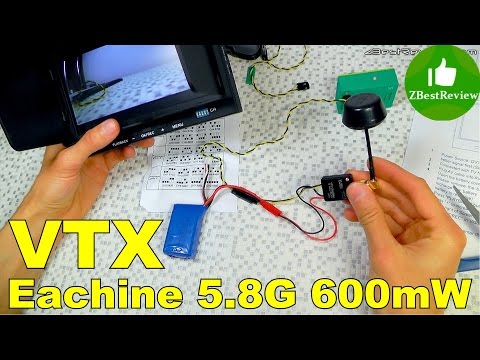 ✔ FPV передатчик Eachine 5.8G 600mW. Сборка CX-20 (Часть 5). Banggood - UClNIy0huKTliO9scb3s6YhQ