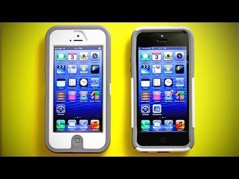 Otterbox Defender for iPhone 5 & Otterbox Commuter for iPhone 5 (Unboxing & Review) - UCsTcErHg8oDvUnTzoqsYeNw