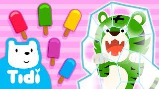 FROZEN Animal Learn Colors for kids with Animal Ice Cream