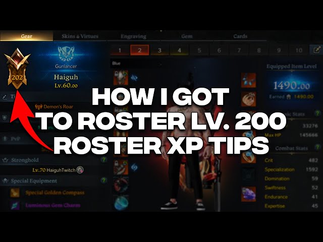 Lost Ark: How To Get Roster Level 200