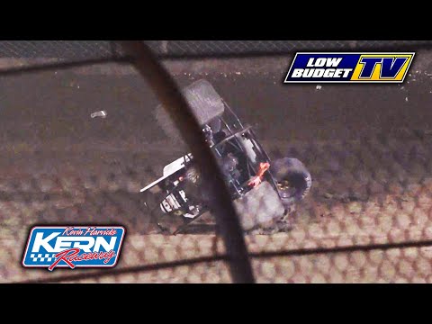 USAC/CRA Sprint Car Highlights - Kevin Harvick's Kern Raceway - 9/28/24 - dirt track racing video image