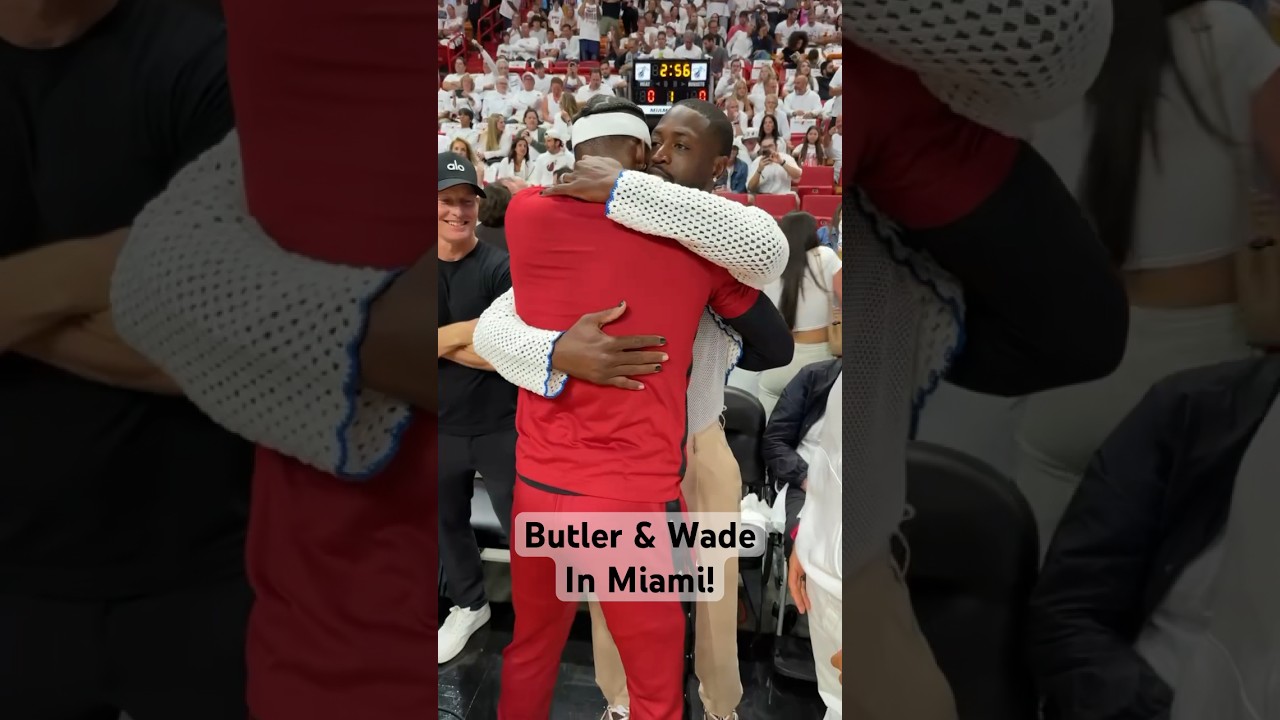Jimmy Butler & Dwyane Wade Share A Moment In Miami! 🔥 | #Shorts
