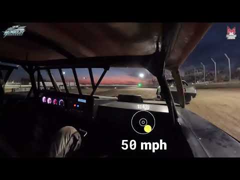 #0 Mason Beck - USRA Stock Car -4-5-2024 Humboldt Speedway - In Car Camera - dirt track racing video image
