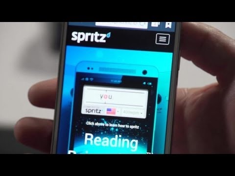 Hands On With "Spritz" Speed Reading Technology - UCCjyq_K1Xwfg8Lndy7lKMpA
